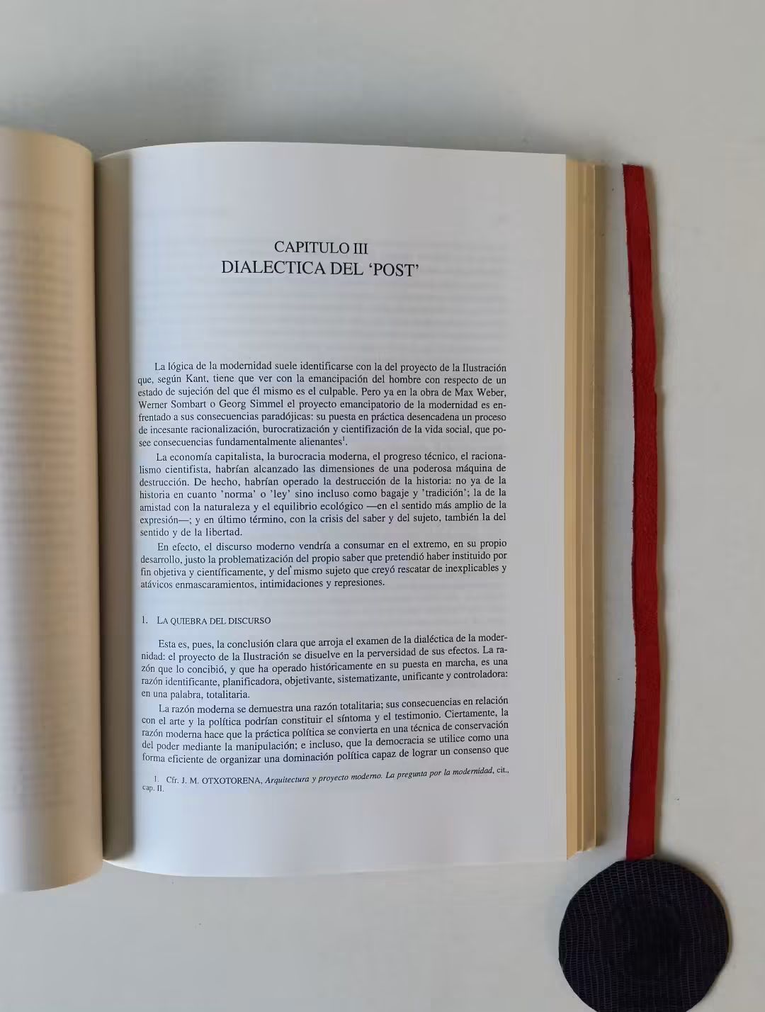 OTXOTORENA (Juan M.). - LA LÓGICA DEL "POST", Arquitectura y cultura de la crisis
