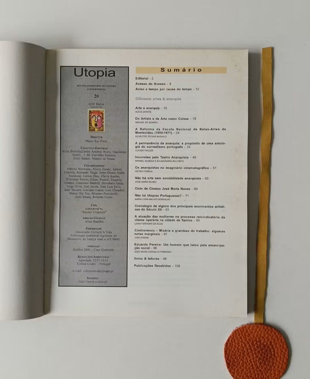 UTOPIA - Revista Anarquista de Cultura e Intervenção, n.º 20/2005