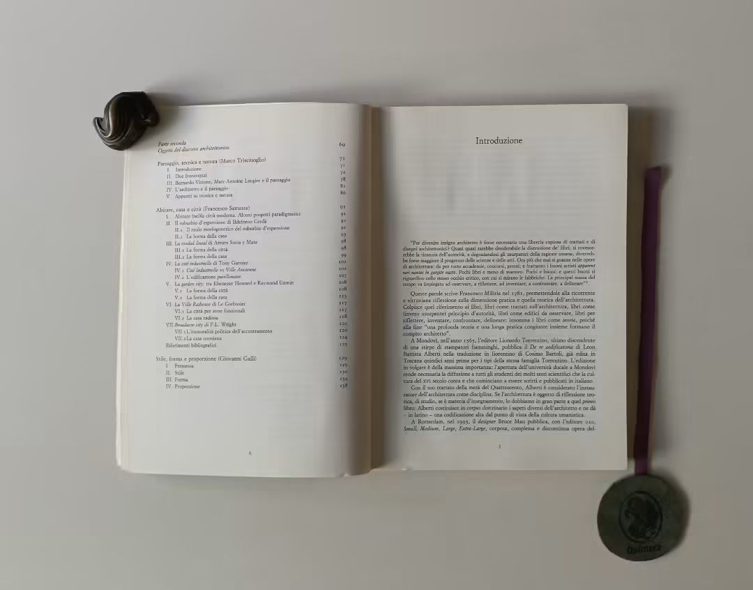TRISCIUOGLIO (Marco). - IL MURATORE E IL LATINO: Introduzione alla teoria dell'architettura