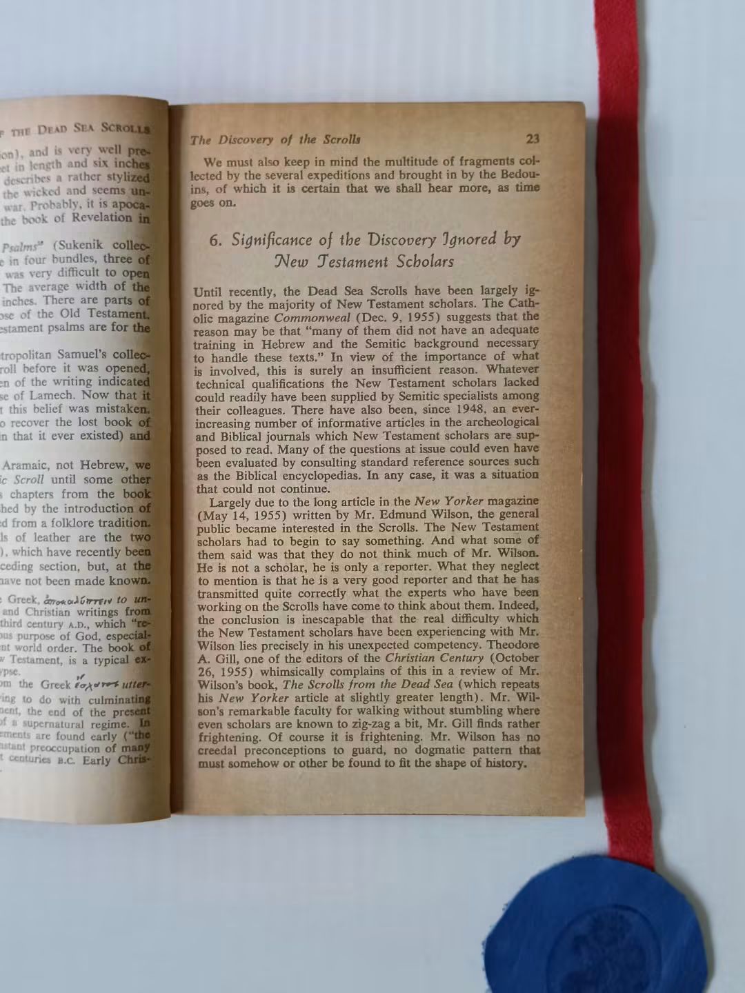 DAVIES (A. Powell). - THE MEANING OF THE DEAD SEA SCROLLS