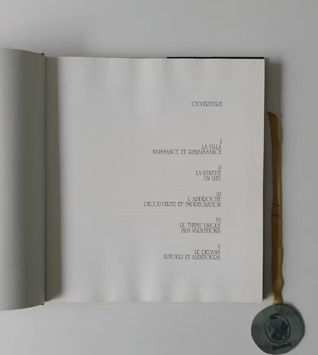 SCHNEIDER (Pierre) (Ouverture), SAUDAN (Michel) (Images, Commentaires) e SAUDAN-SKIRA (Sylvia) (Images, Commentaires).‎ - DE LA VILLA EN VENETIE