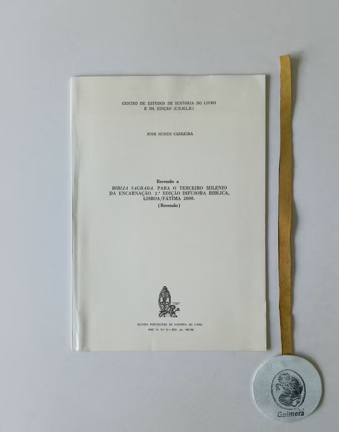 CARREIRA (José Nunes). - BÍBLIA SAGRADA, para o terceiro milénio da Encarnação. (Recensão)