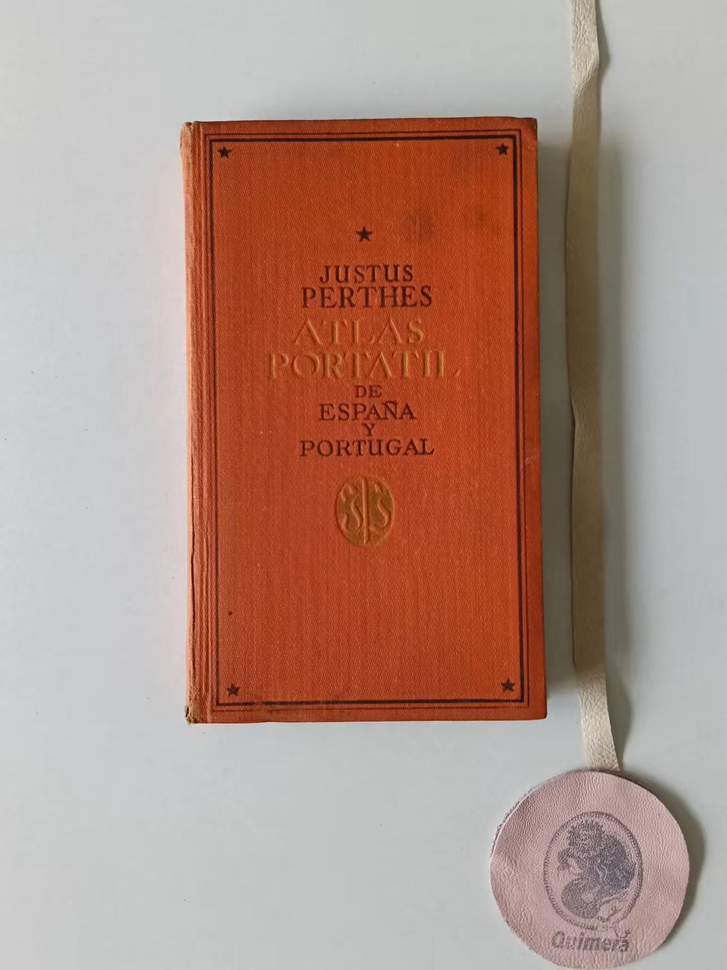 PERTHES ( Justus ). - ATLAS PORTATIL DE ESPAÑA Y PORTUGAL