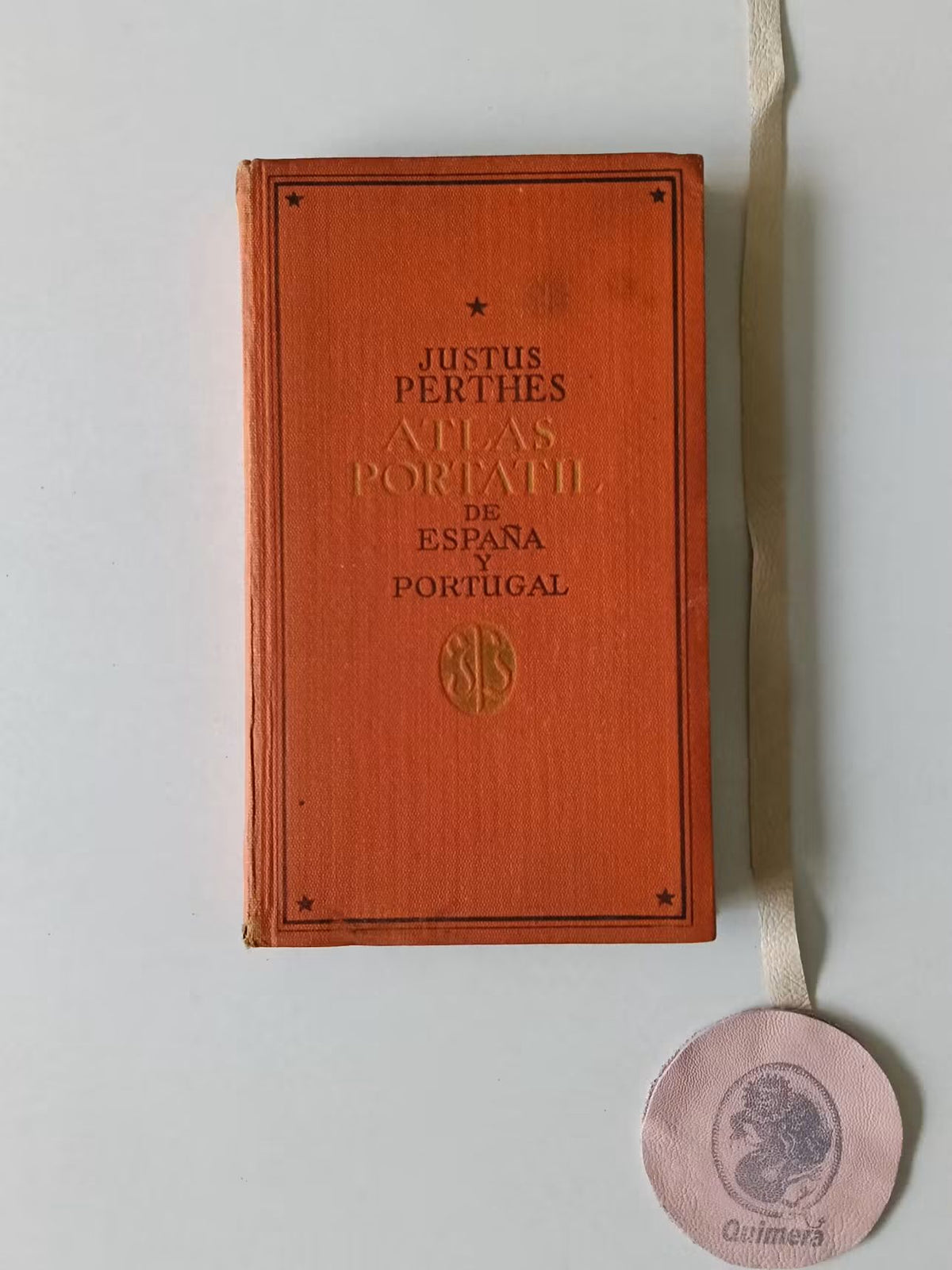 PERTHES ( Justus ). - ATLAS PORTATIL DE ESPAÑA Y PORTUGAL