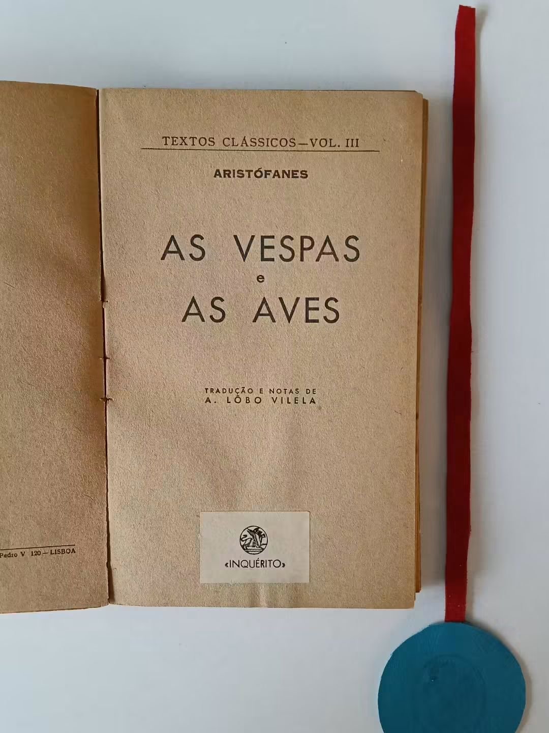 ARISTÓFANES. - AS VESPAS E AS AVES