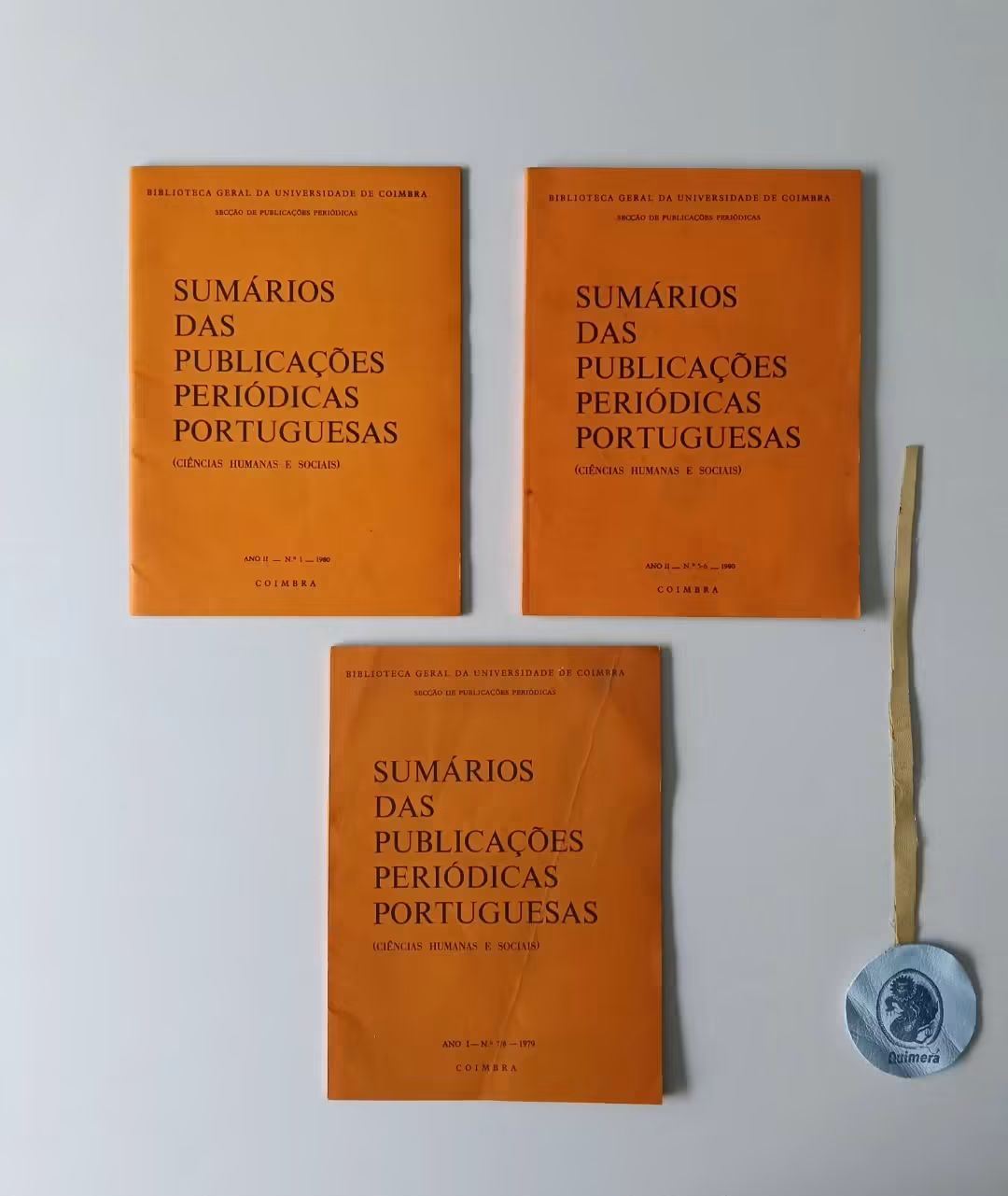 SUMÁRIO DAS PUBLICAÇÕES PERIÓDICAS PORTUGUESAS (Ciências humanas e sociais)