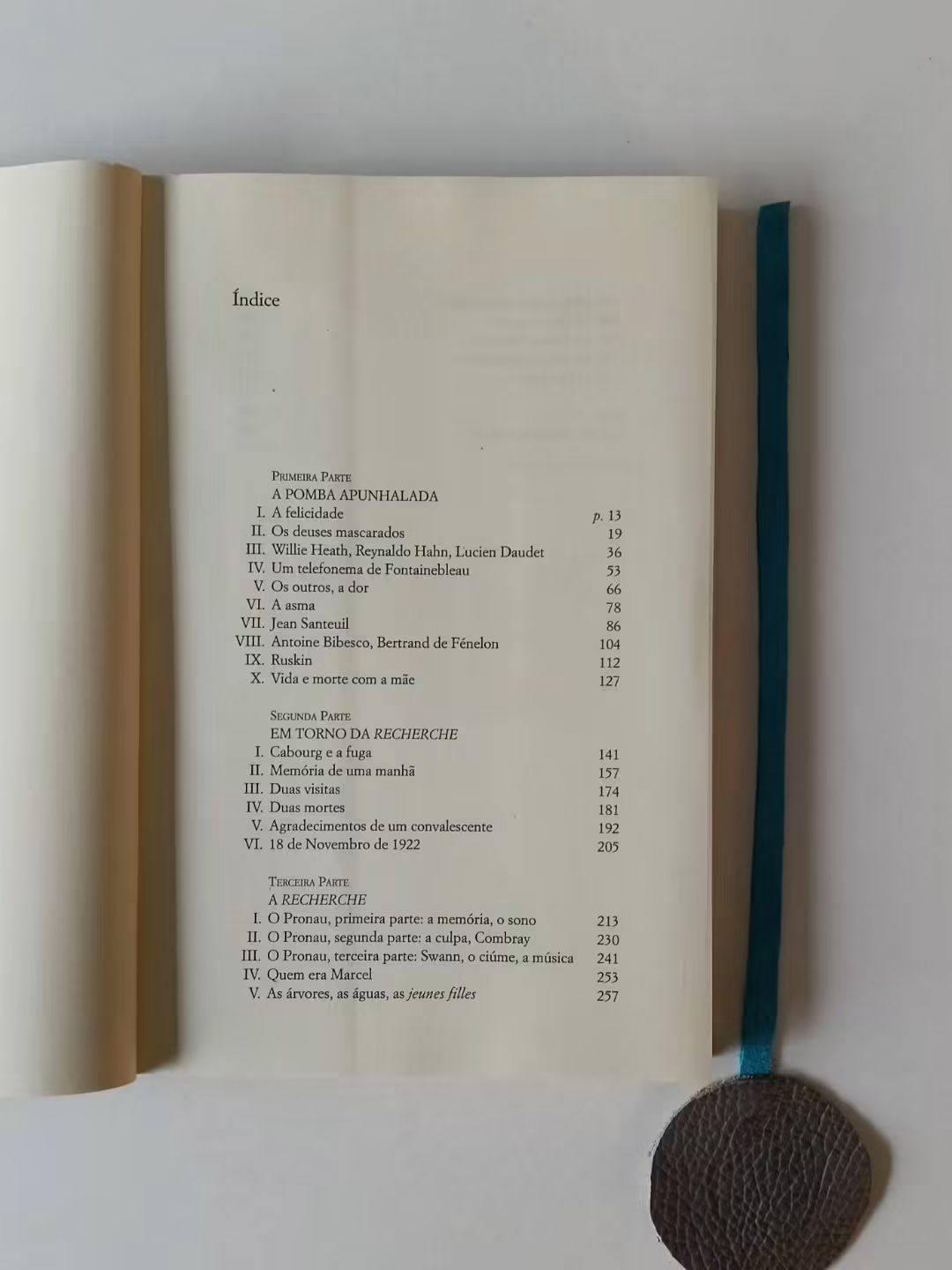 CITATI (Pietro). - A POMBA APUNHALADA, Proust e a Recherche
