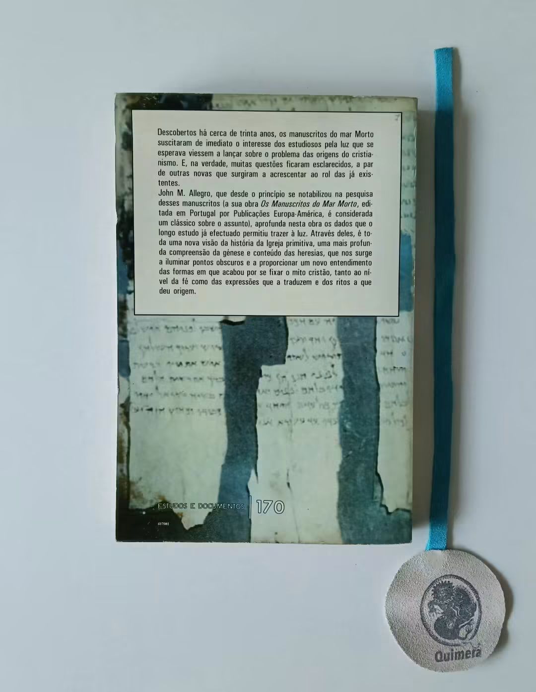 ALLEGRO ( John M.). - O MITO CRISTÃO E OS MANUSCRITOS DO MAR MORTO
