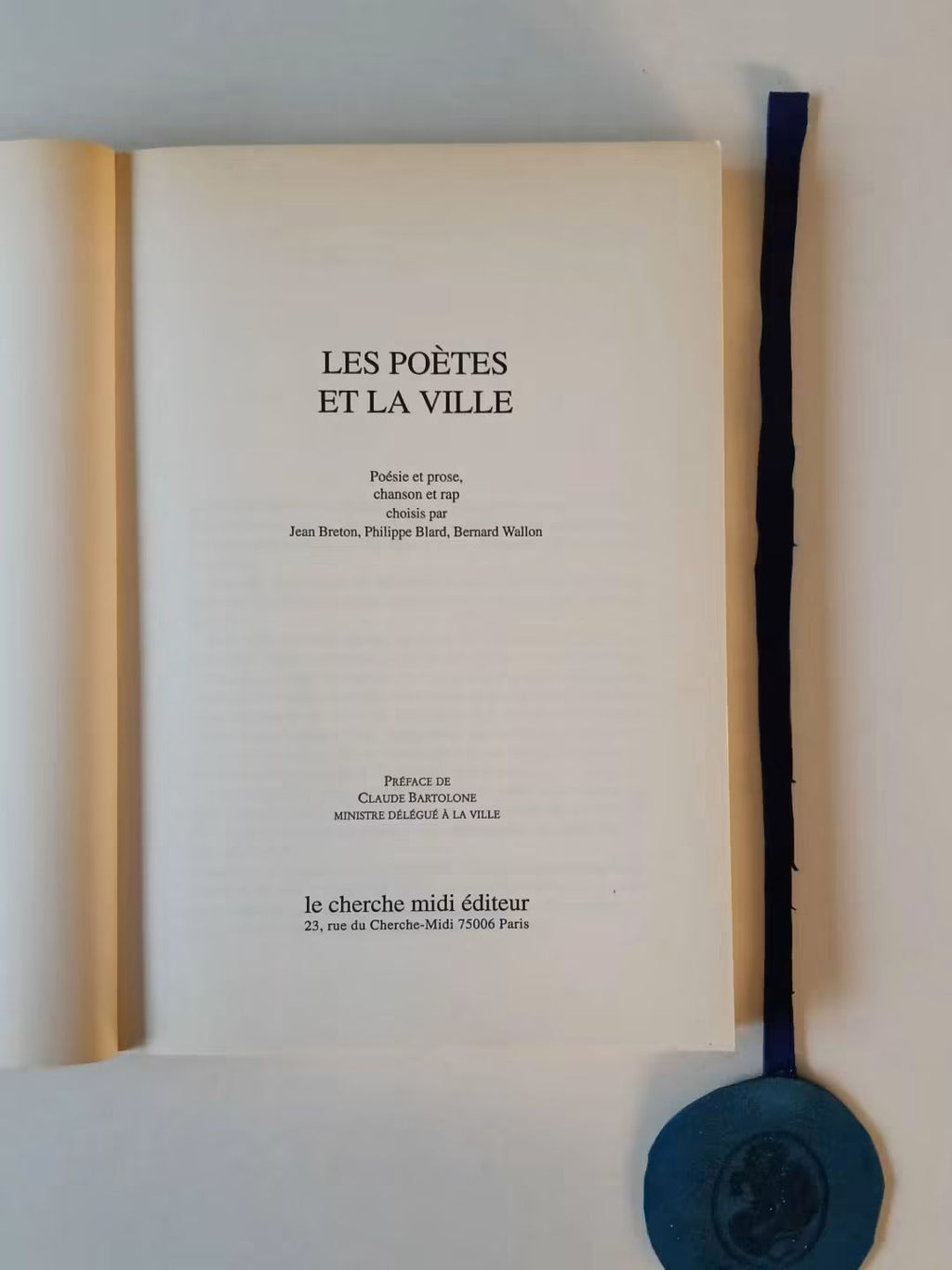 AA. VV. - LES POÈTES ET LA VILLE, Anthologie