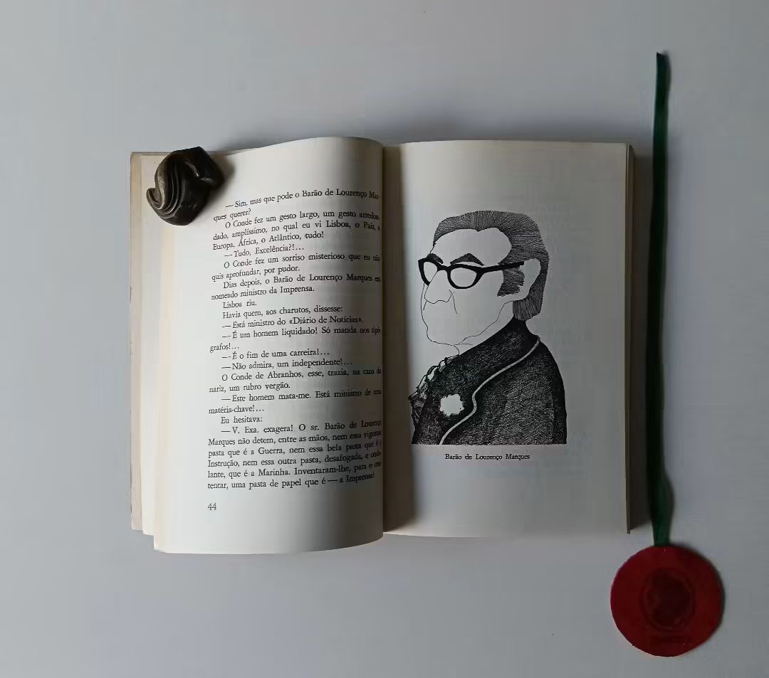 PORTELA FILHO (Artur). - O REGRESSO DO CONDE DE ABRANHOS, Diário e cartas de Z.Zagallo