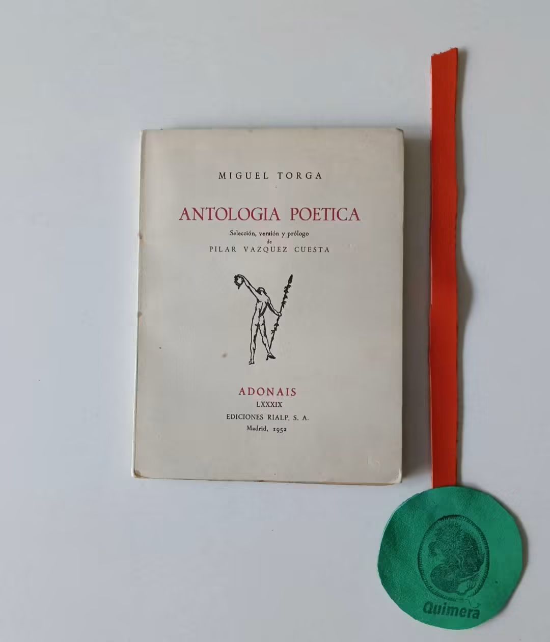 TORGA (Miguel). - ANTOLOGIA POÉTICA