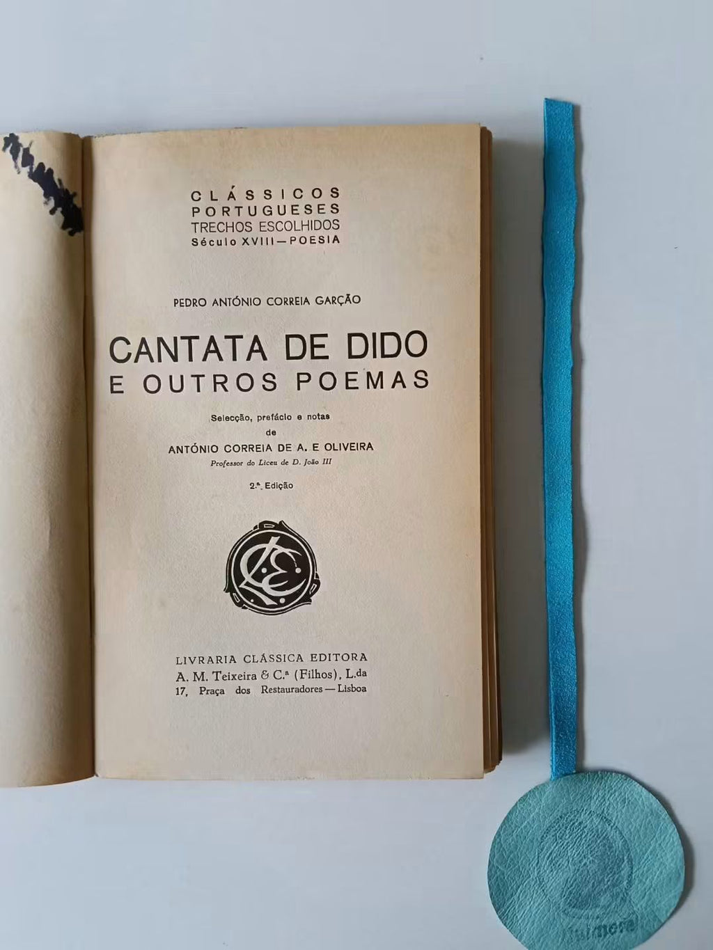 GARÇÃO (Pedro António Correia). - CANTATA DE DIDO E OUTROS POEMAS