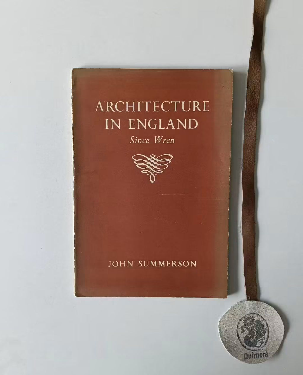 SUMMERSON (John). - ARCHITECTURE IN ENGLAND, Since Wren
