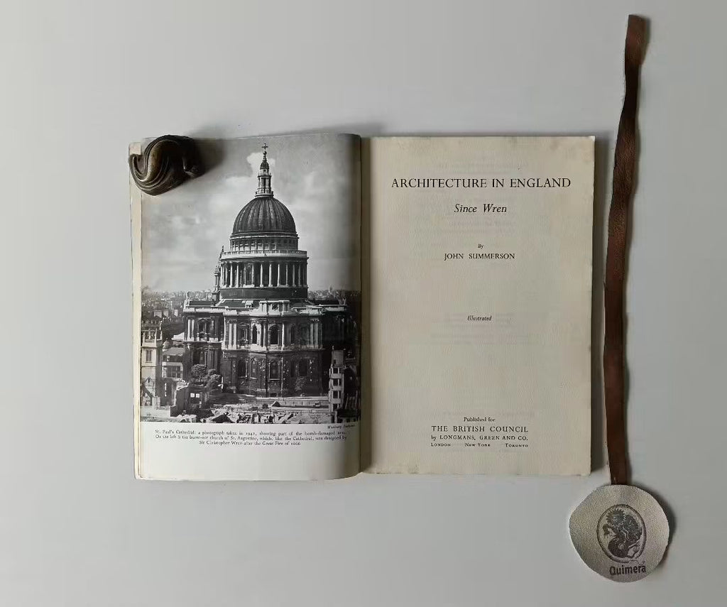 SUMMERSON (John). - ARCHITECTURE IN ENGLAND, Since Wren