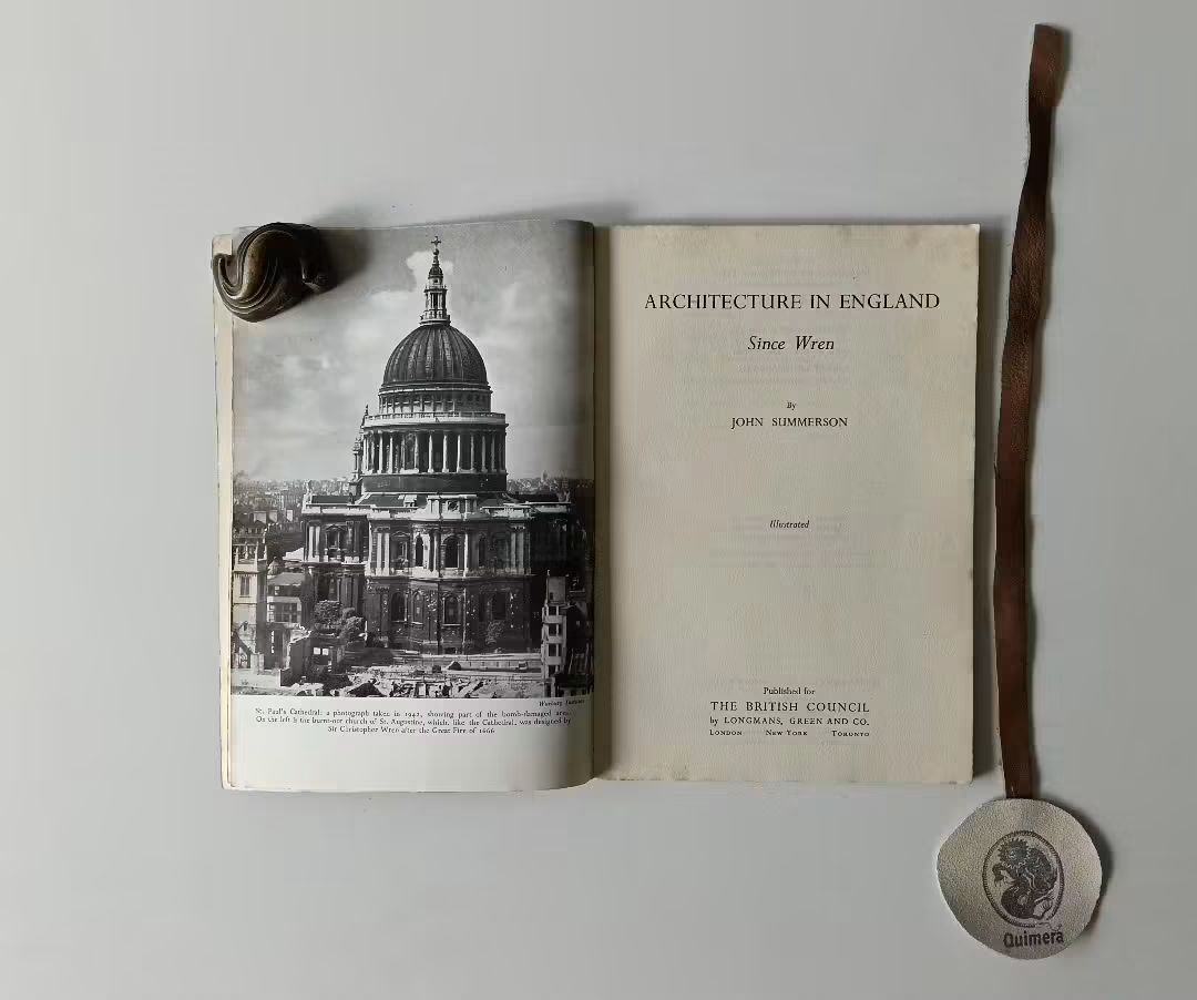 SUMMERSON (John). - ARCHITECTURE IN ENGLAND, Since Wren