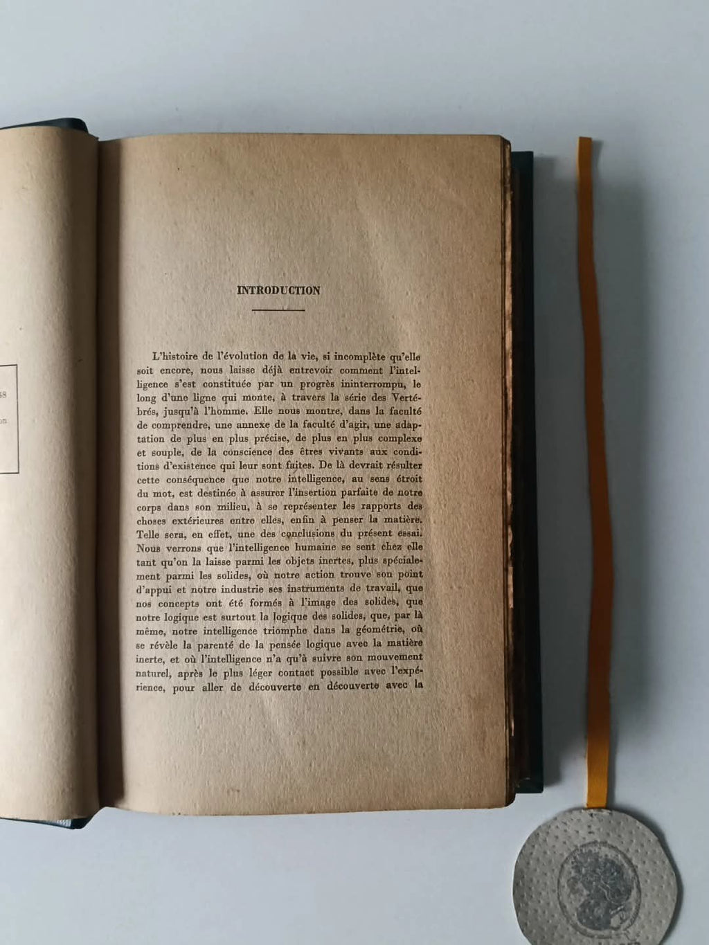 BERGSON (Henri). - L'ÉVOLUTION CRÉATRICE