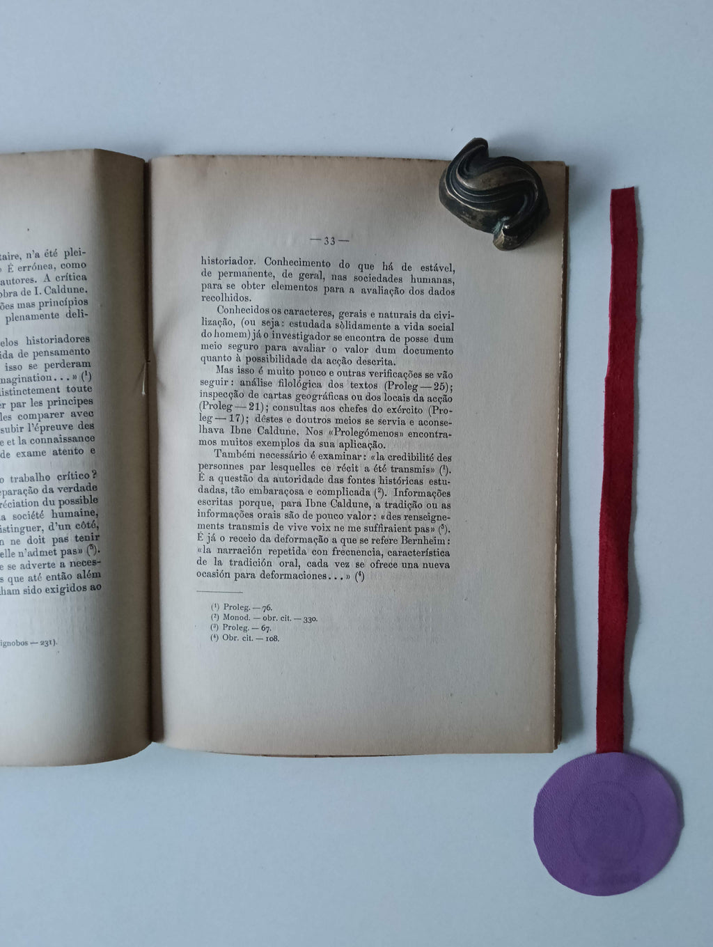 ALMEIDA (José António Ferreira de). - Algumas Notas Sumárias ácêrca do Conceito de História nos "Prolegómenos" de Ibne-Caldune