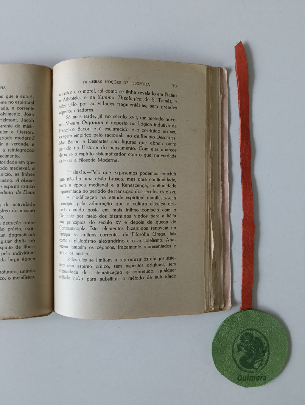 ARESTA (Eugénio). - PRIMEIRAS NOÇÕES DE FILOSOFIA
