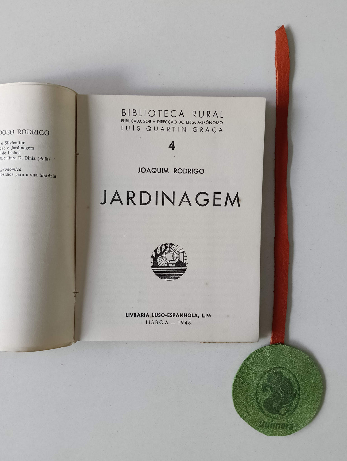 RODRIGO (Joaquim). - JARDINAGEM