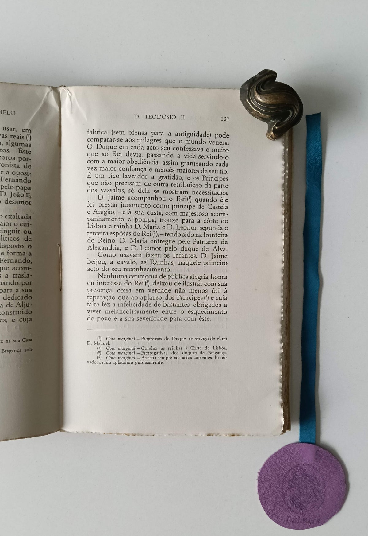 MELO (D. Francisco Manuel de). - D. TEODÓSIO II, segundo o códice 51-III-30 da Biblioteca da Ajuda