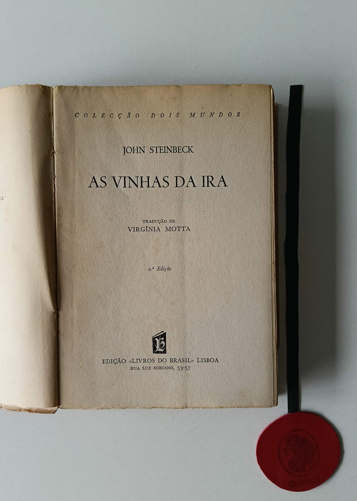 STEINBECK (John). - AS VINHAS DA IRA