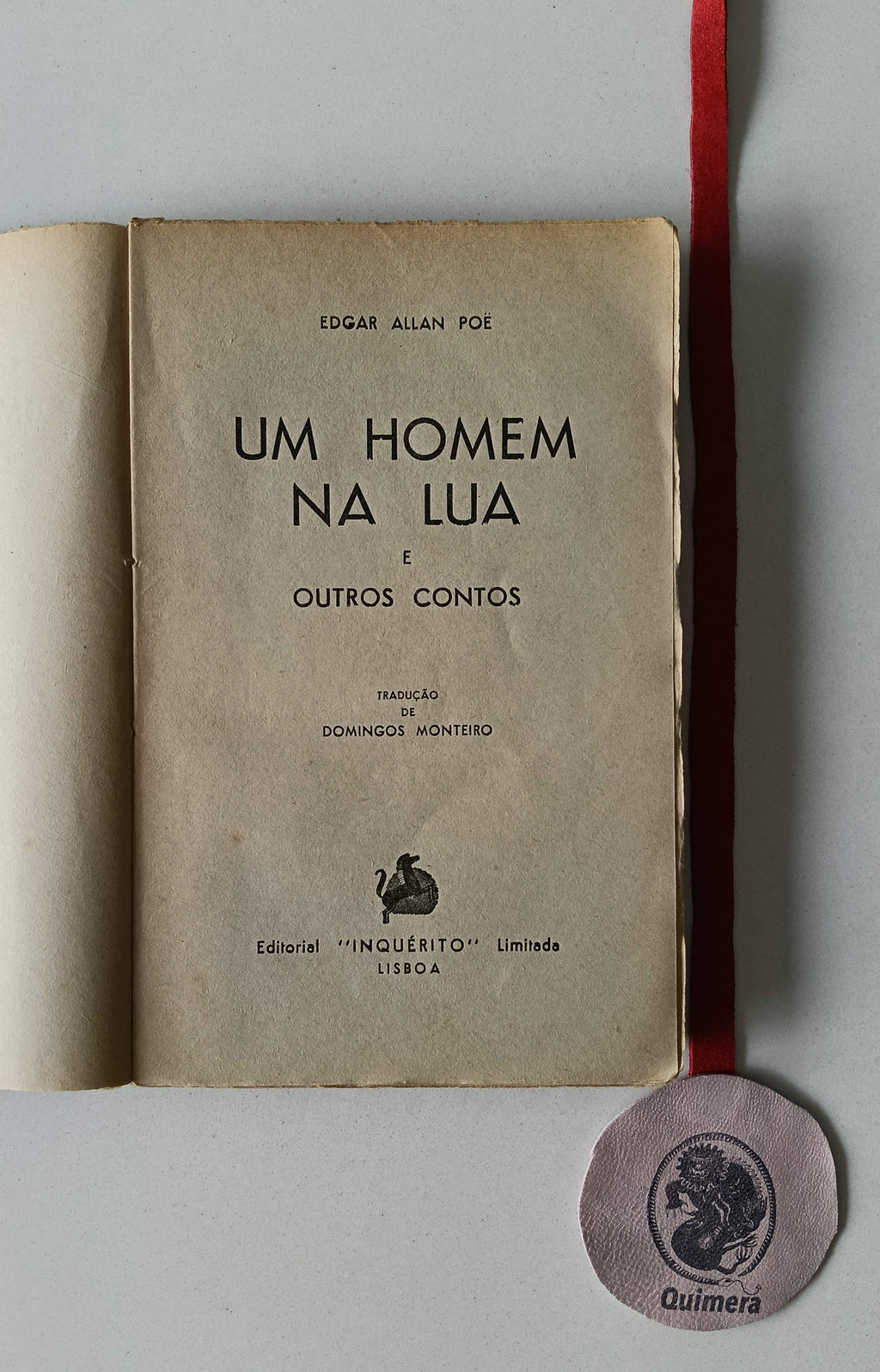 POE (Edgar Allan). - UM HOMEM NA LUA: E outros contos