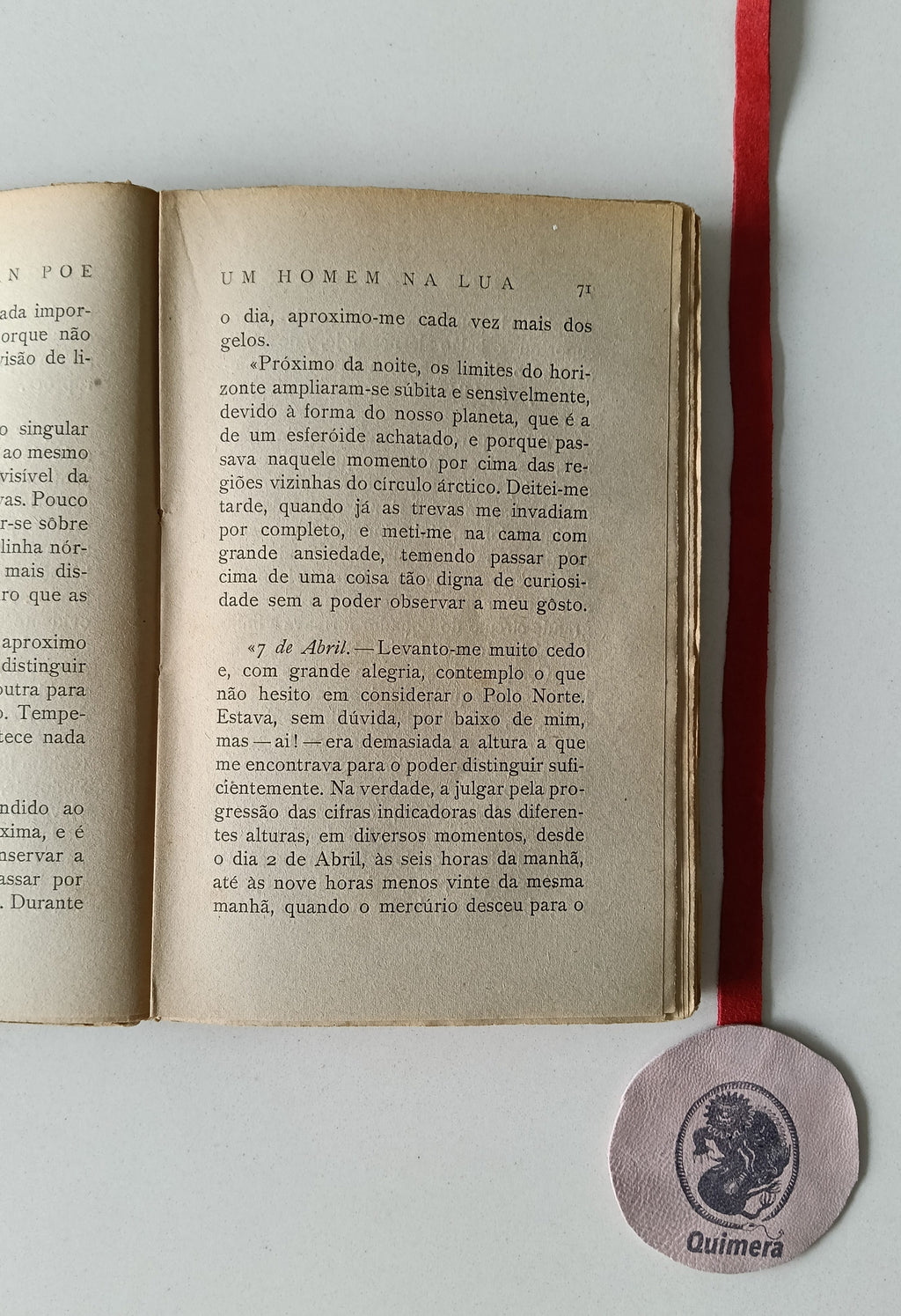 POE (Edgar Allan). - UM HOMEM NA LUA: E outros contos