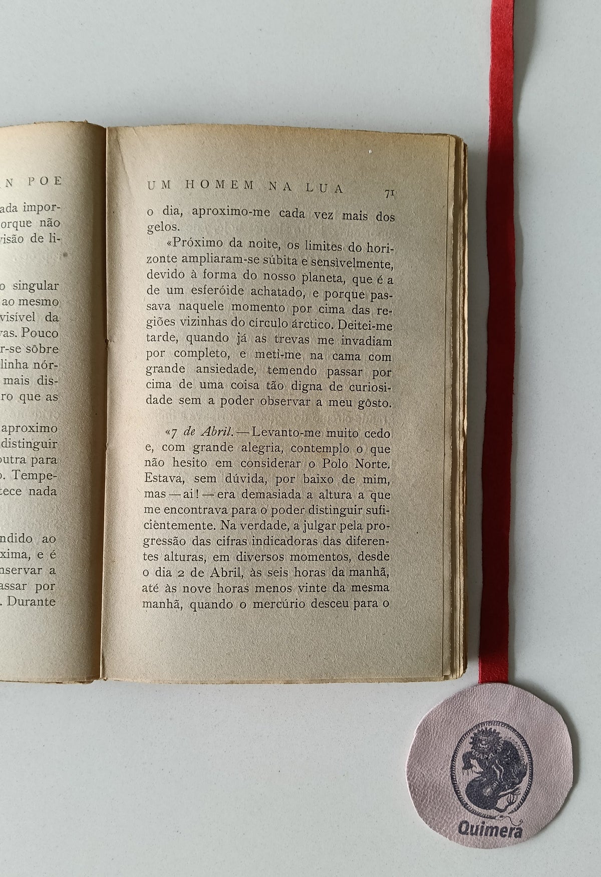 POE (Edgar Allan). - UM HOMEM NA LUA: E outros contos