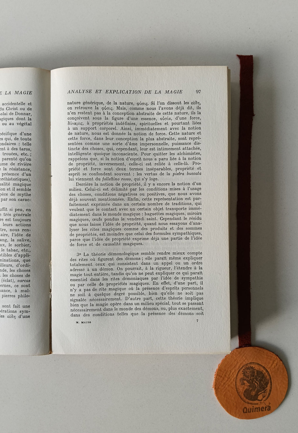 MAUSS (Marcel). - SOCIOLOGIE ET ANTHROPOLOGIE