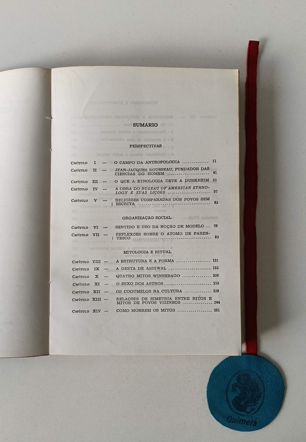 LÉVI-STRAUSS (Claude). - ANTROPOLOGIA ESTRUTURAL DOIS