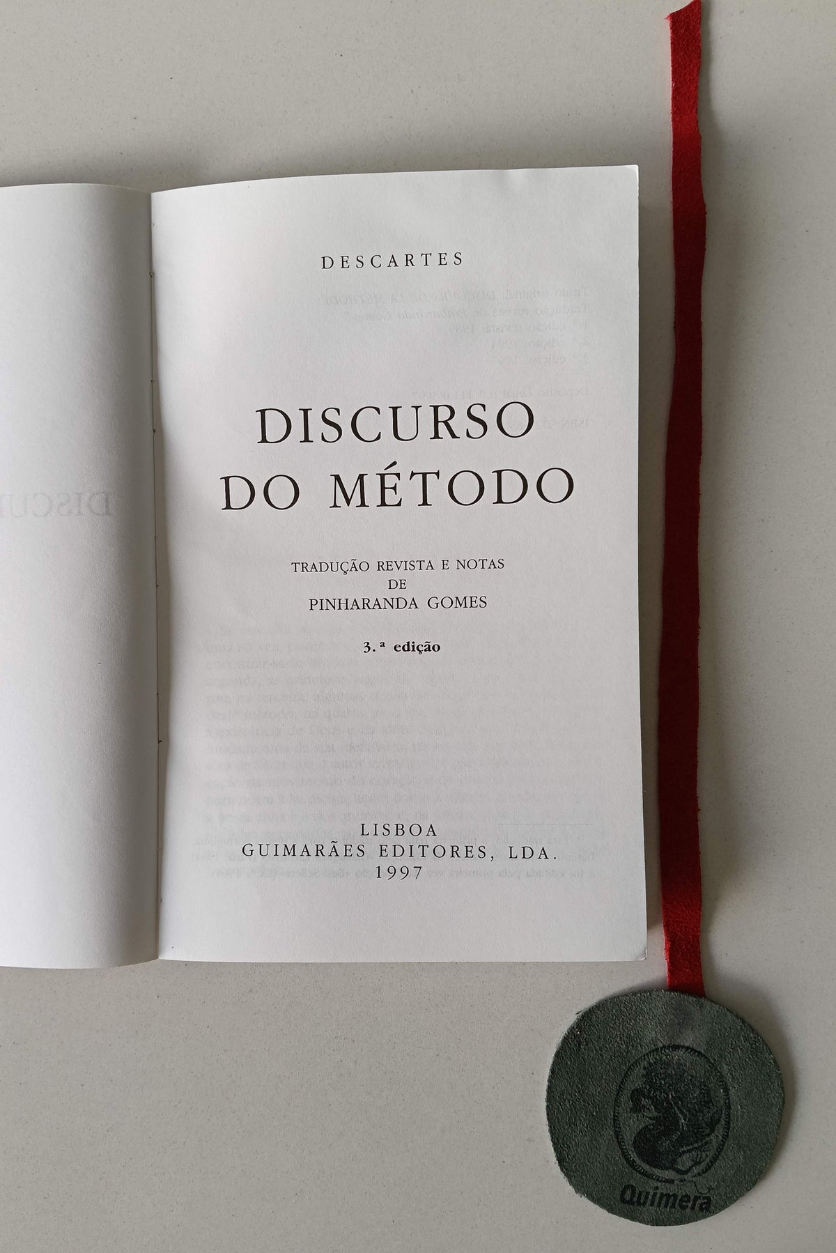 DESCARTES. - DICURSO DO MÉTODO