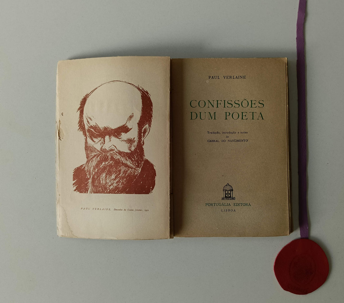 VERLAINE (Paul). - CONFISSÕES DUM POETA