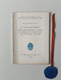 BORGES (Nelson Correia). - O INVENTÁRIO DOS ORNAMENTOS E JÓIAS DA IGREJA DE SANTIAGO DE COIMBRA, EM 1607