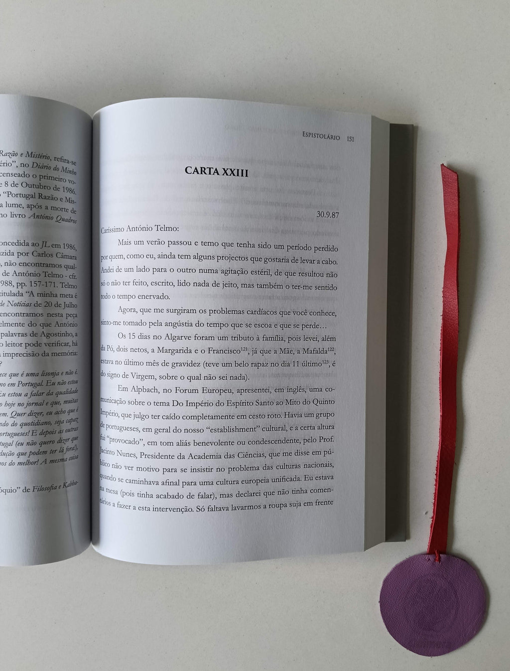 FERRO (Mafalda), MARTINS (Pedro) e LOPO (Rui) (Coord.). - ANTÓNIO QUADROS E ANTÓNIO TELMO. EPISTOLÁRIO E ESTUDOS COMPLEMENTARES