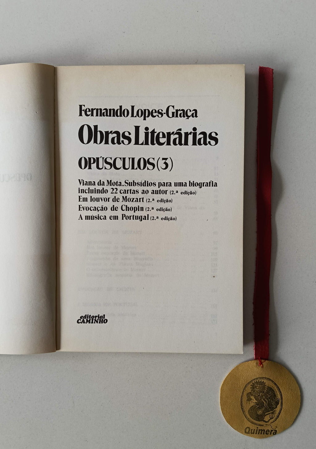 LOPES-GRAÇA (Fernando). - OPÚSCULOS (3)