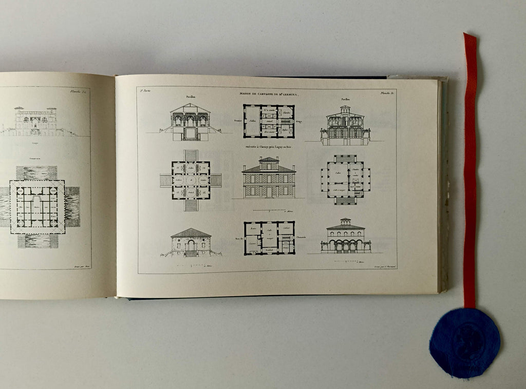 DURAND (Jean-Nicolas-Louis). - LEÇONS D'ARCHITECTURE. PARTIE GRAPHIQUE DES COURS D'ARCHITECTURE