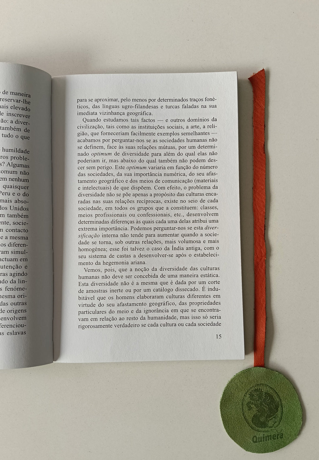 LÉVI-STRAUSS (Claude). - RAÇA E HISTÓRIA