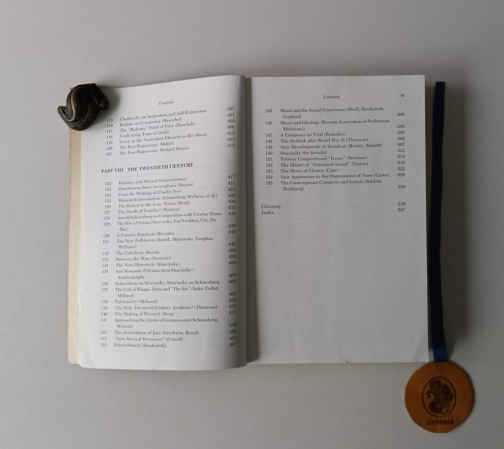WEISS (Piero) e TARUSKIN (Richard). - MUSIC IN THE WESTERN WORLD: A History in Documents