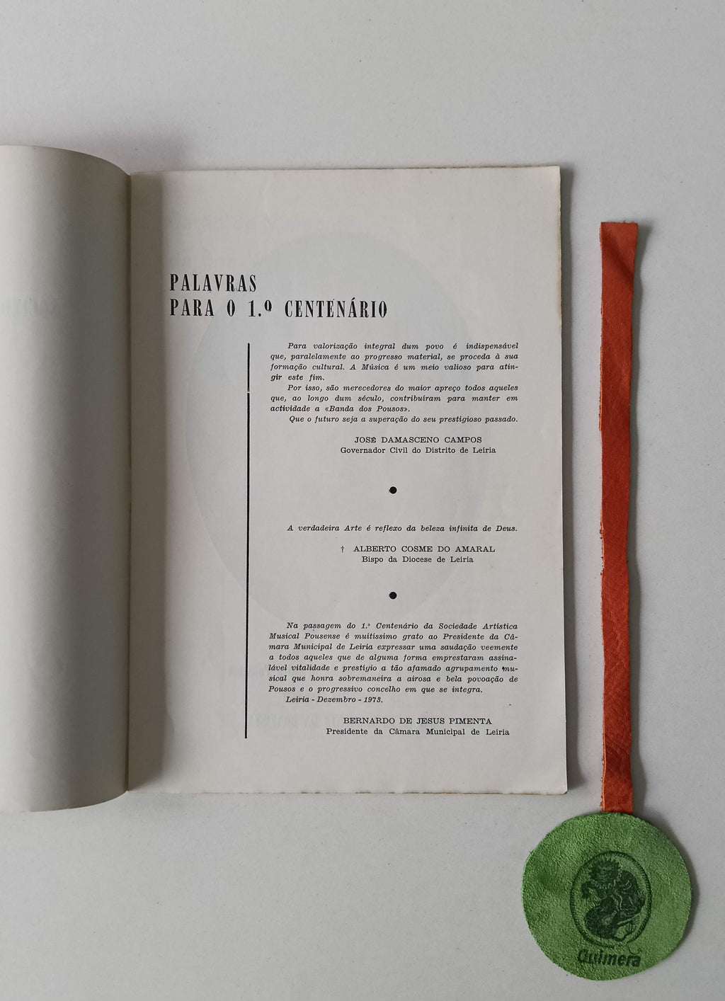 AA. VV. - SOCIEDADE ARTISTICA MUSICAL POUSENSE, 1º Centenário, 1873-1973
