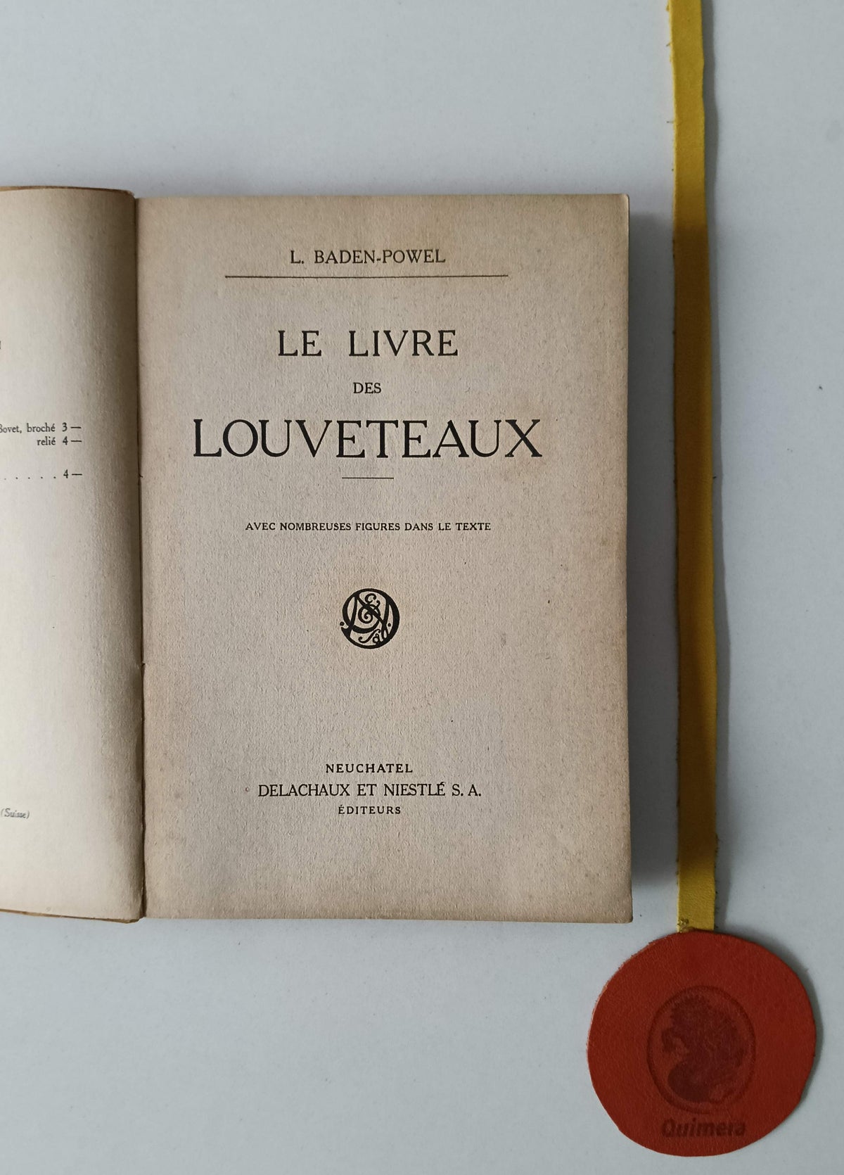 BADEN-POWELL (Lord). - LE LIVRE DES LOUVETEAUX