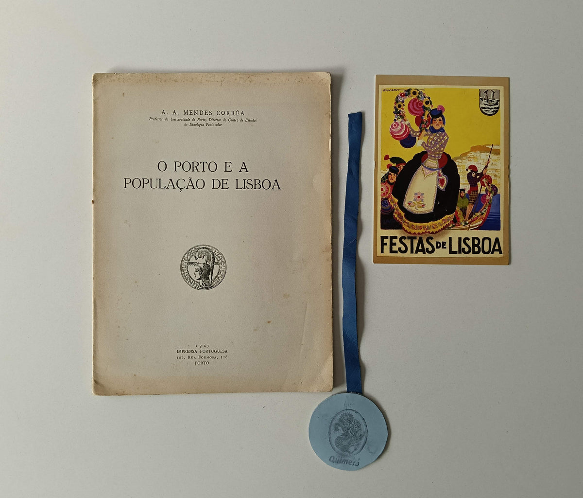 CORRÊA (António Augusto Mendes). - O PORTO E A POPULAÇÃO DE LISBOA