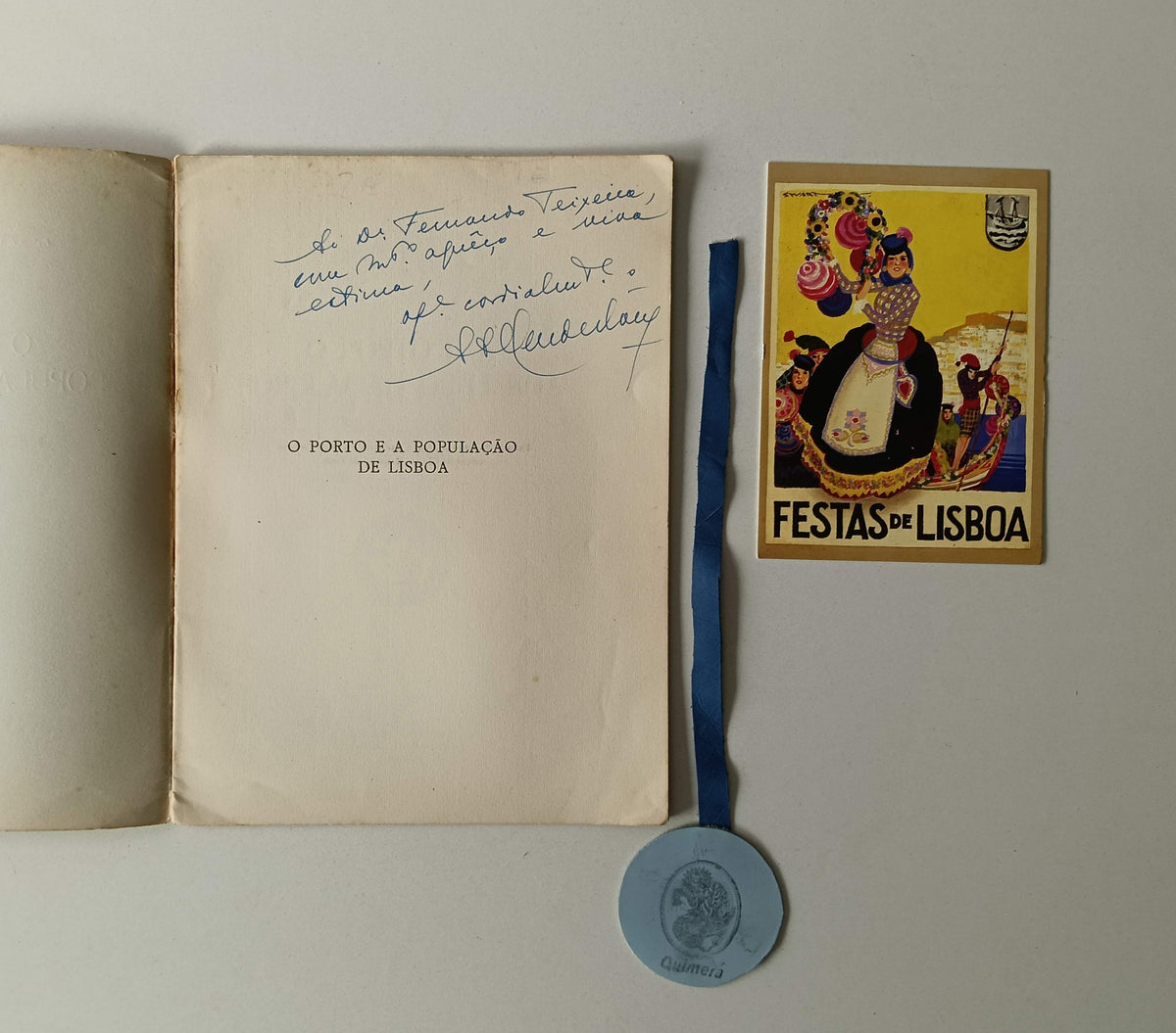 CORRÊA (António Augusto Mendes). - O PORTO E A POPULAÇÃO DE LISBOA