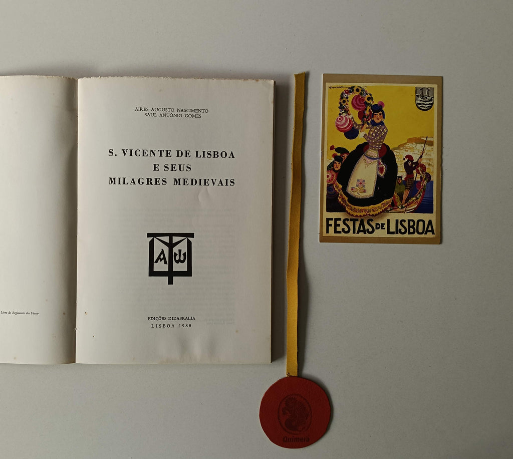 NASCIMENTO (Aires Augusto) e GOMES (Saul António). - S. VICENTE DE LISBOA E SEUS MILAGRES MEDIEVAIS