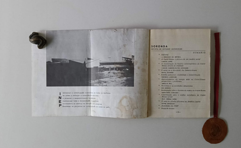 AA. VV. - SORONDA: Revista de Estudos Guineenses N.º 1 - Jan. 1986