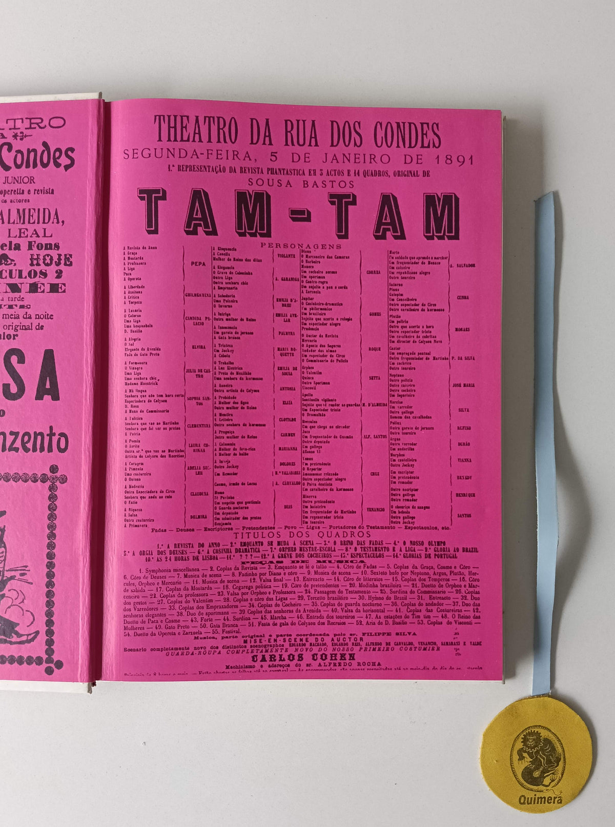 REBELLO (Luiz Francisco). - HISTÓRIA DO TEATRO DE REVISTA EM PORTUGAL