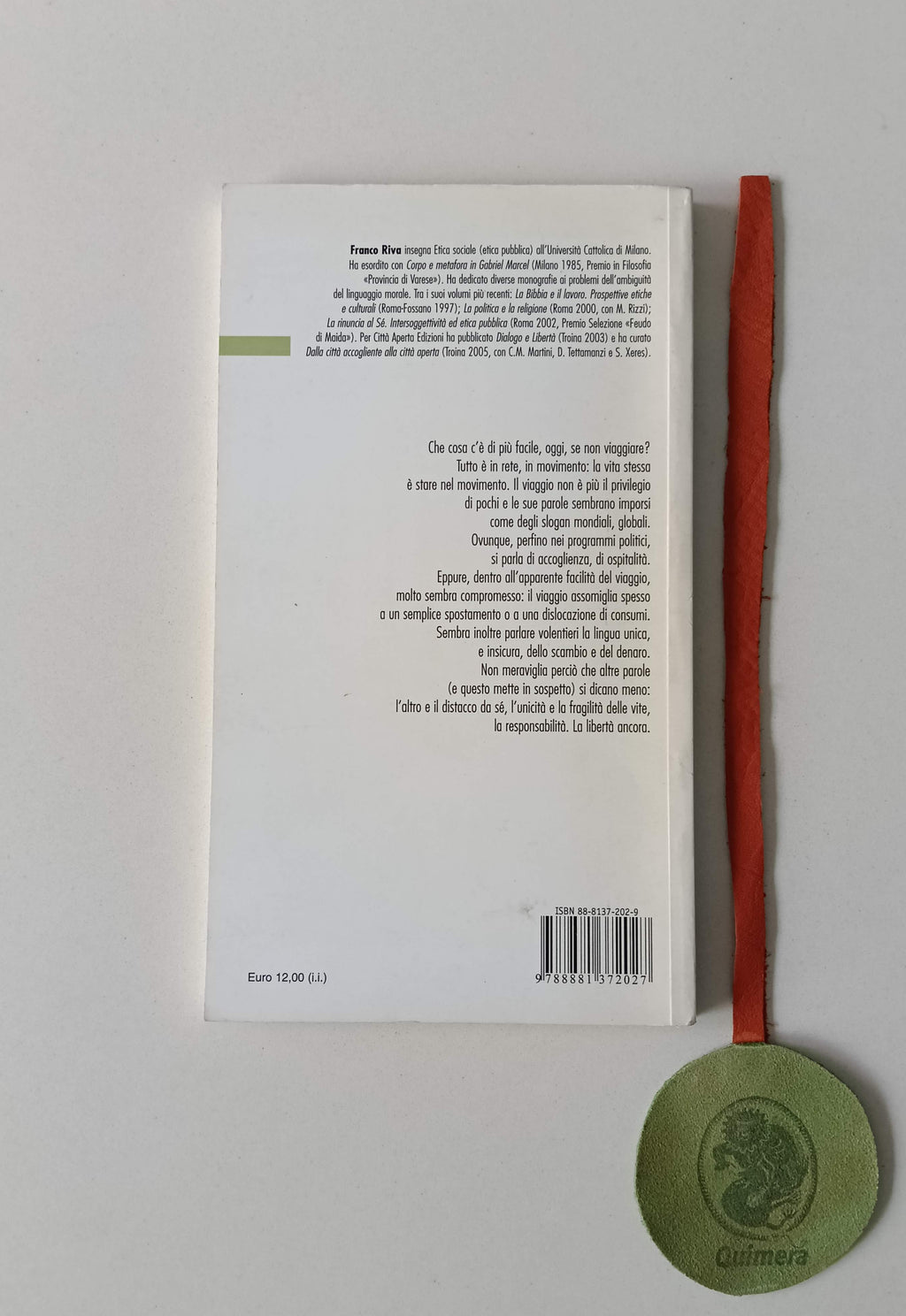 RIVA (Franco). - FILOSOFIA DEL VIAGGIO