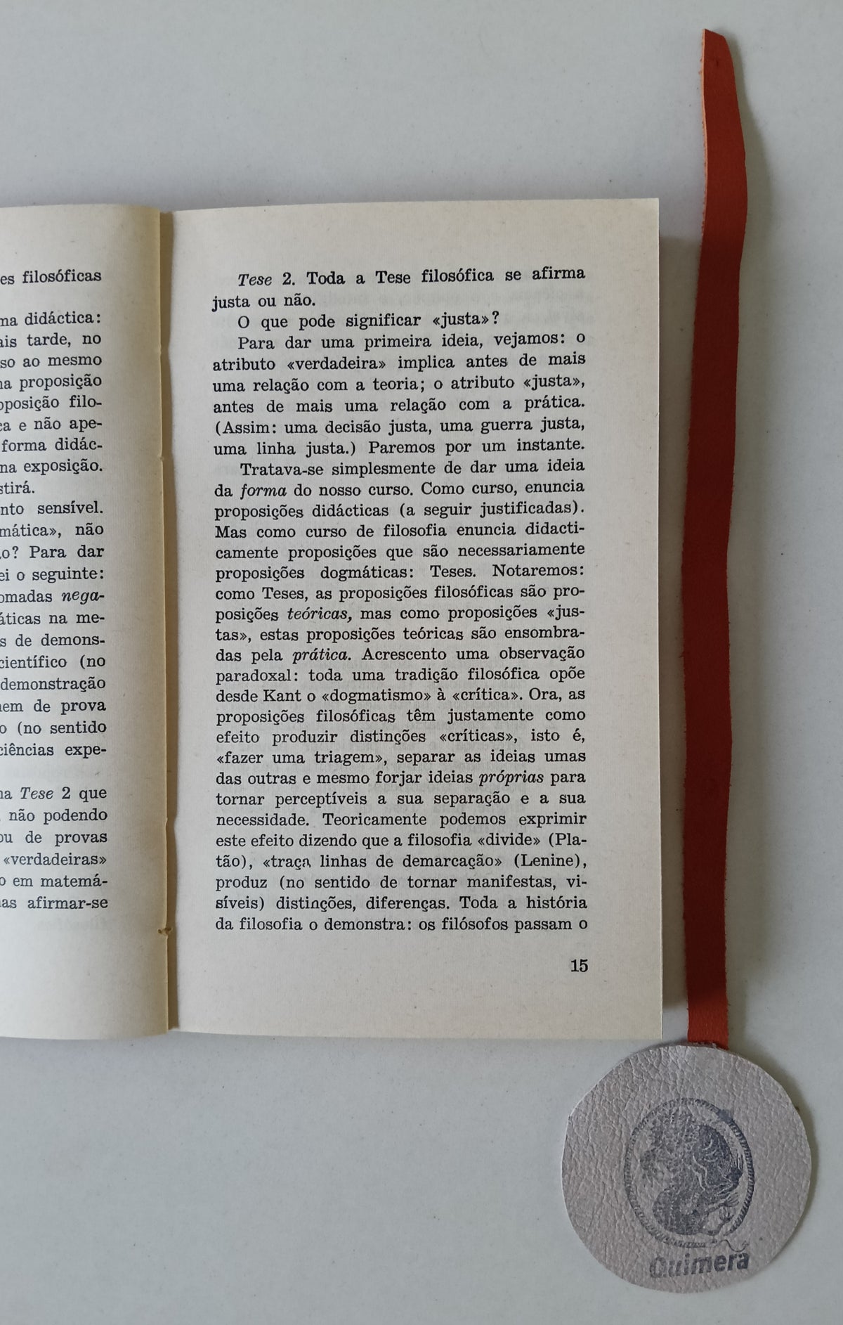 ALTHUSSER (Louis). - FILOSOFIA E FILOSOFIA ESPONTÂNEA DOS CIENTISTAS