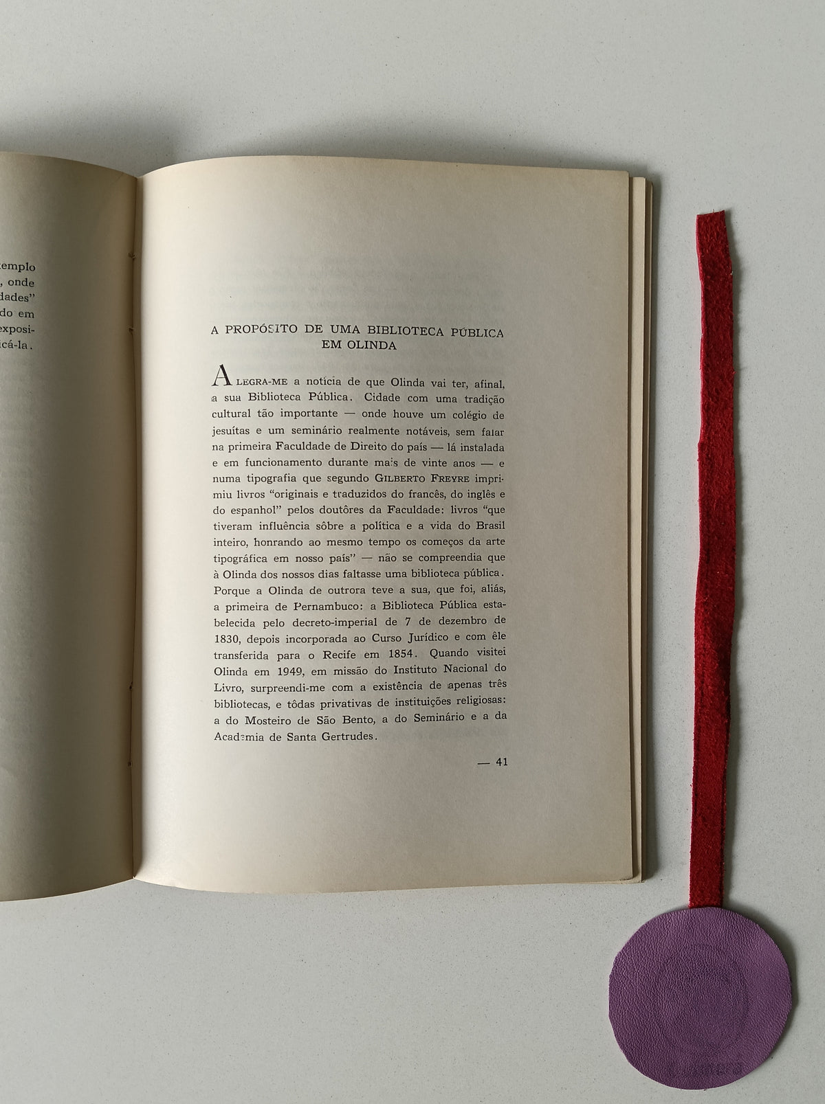 FONSECA (Edson Nery da). - BIBLIOTECAS E BIBLIOTECÁRIOS DA PROVÍNCIA