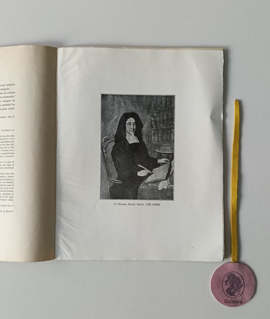 AMZALAK (Moses Bensabat). - DAVID NIETO, Notícia biobibliográfica
