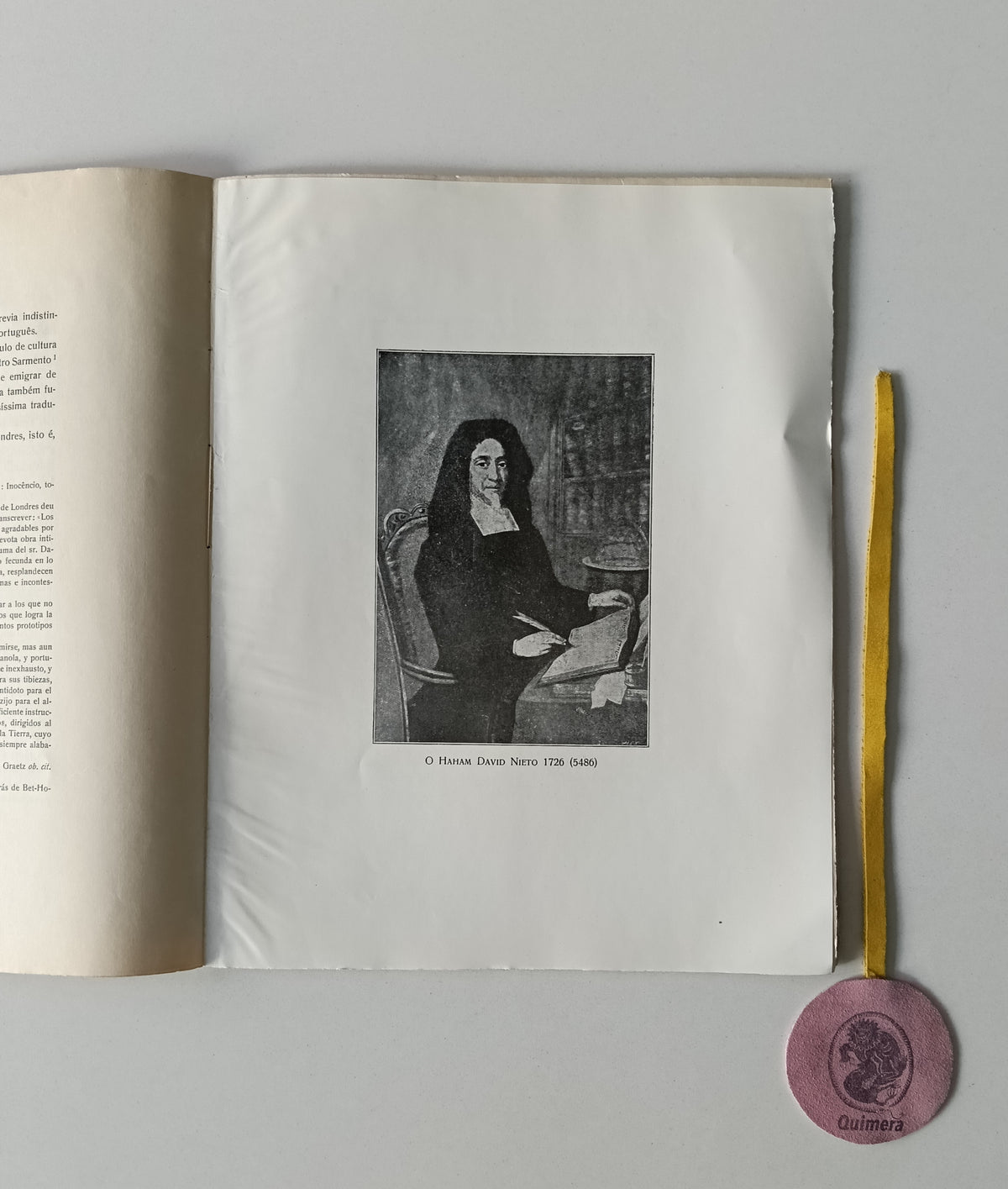 AMZALAK (Moses Bensabat). - DAVID NIETO, Notícia biobibliográfica